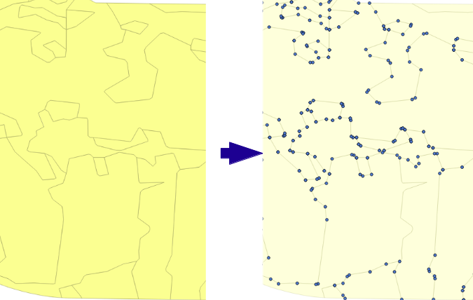 Convert lines/polys to point data – ogr_explode.py