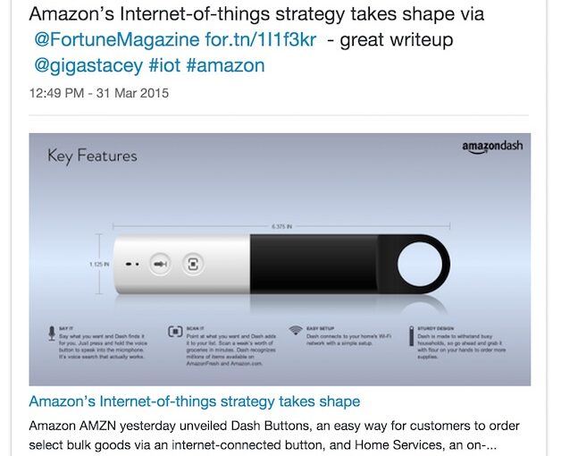 Review of 3 Recent Internet of Thing (IoT) Announcements